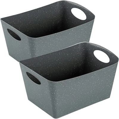 Abbildung von KOZIOL Organizer &quot;BOXXX M&quot;, (Set, 2 St.), Aufbewahrungsbox, Made in Germany, 100% recyceltes Material, 3,5 Liter