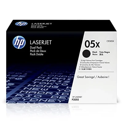 Abbildung von HP 05X (CE505XD) Toner 2x Schwarz Multipack Hohe Kapazität