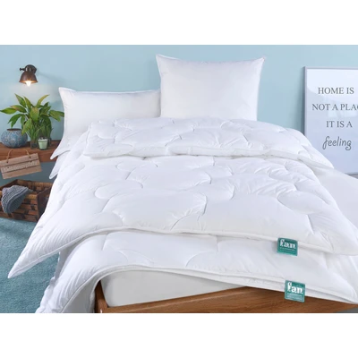 Abbildung von f.a.n. Schlafkomfort Kunstfaserkopfkissen &quot;Texas&quot;, Füllung: 100% Polyester, Bezug: Baumwolle, (1 St.), Kunstfaserkopfkissen, Kopfkissen in 40x80 oder 80x80 cm erhältlich