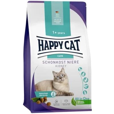 Abbildung von Happy Cat 70606 Sensitive Schonkost Niere nierenschonendes Katzen Trockenfutter mit Geflügel 300 g Inhalt