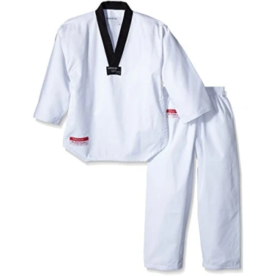 Abbildung von DEPICE Taekwondo Anzug Taeryon mit schwarzem Revers 170 cm