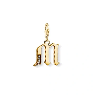 Abbildung von Thomas Sabo Damen Charm Anhänger L Buchstabe Club 925 Sterling Silber 1618 414 39