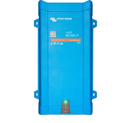 Abbildung von Victron Energy MultiPlus Reiner Sinus Wechselrichter 9 Amp Batterie Ladegerät, Spannungswandler, Transferschalter Inverter Charger, 800VA 48 Volt 230V