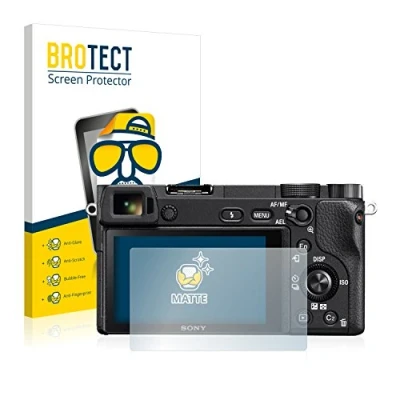 Abbildung von BROTECT Entspiegelungs Schutzfolie für Sony Alpha 6300 (2 Stück) Matte Displayschutz Folie, Anti Reflex, Fingerprint