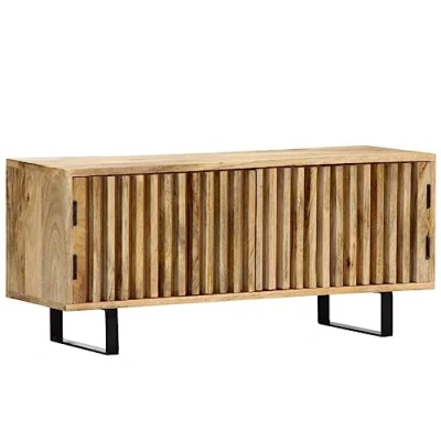Abbildung von vidaXL TV Schrank Regal 90x30x40 cm Massivholz Mango (1 St)