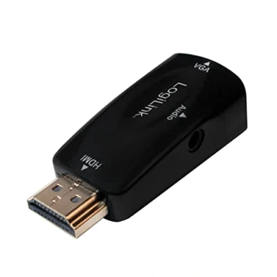Abbildung von LogiLink HDMI (Stecker) zu VGA plus Audio Konverter mit AG6200 Chipsatz ohne Reduzierung des Signals