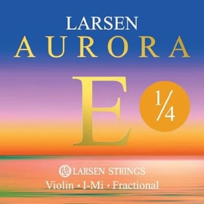Abbildung von Larsen Aurora 1/4 Saiten für Violine E Kugel abnehmbar Medium