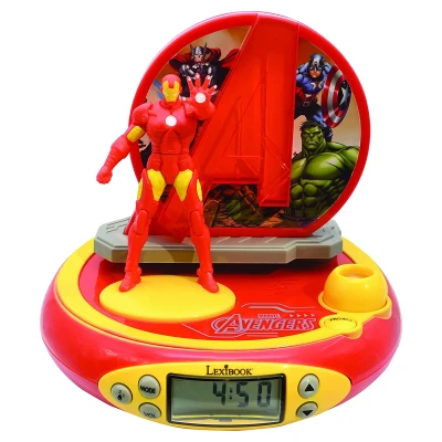 Abbildung von Lexibook 3D Wecker mit Projektor Avengers Iron Man