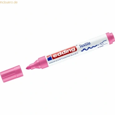Abbildung von edding 4500 textielmarker roze 1ST 2 3 mm / 4 4500009