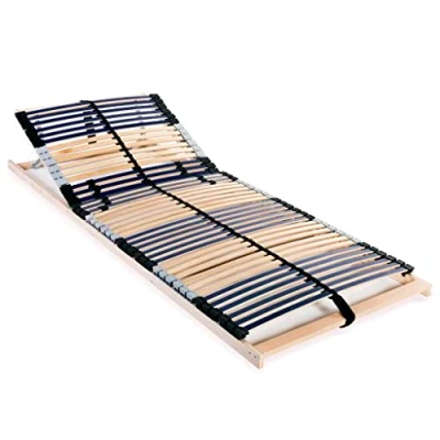 Abbildung von vidaXL Lattenrost 42 Latten 7 Zonen 80x200cm Bettrost Lattenrahmen Holzlatten