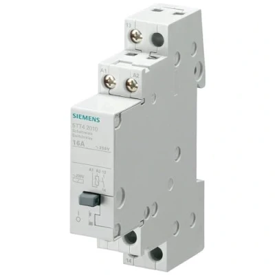 Abbildung von SIEMENS Schaltrelais mit 1S Kontakt für AC 230V 16A Ansteuerung