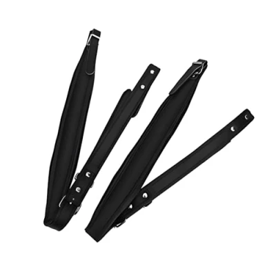 Abbildung von Dilwe Akkordeon Strap, Einstellbare Verschleißfeste Schultergurte Straps für 16 120 Bass Akkordeon(Schwarz)