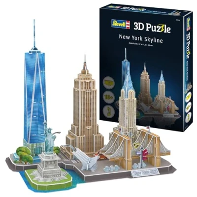 Abbildung von Revell® 3D Puzzle New York Skyline, 123 Puzzleteile