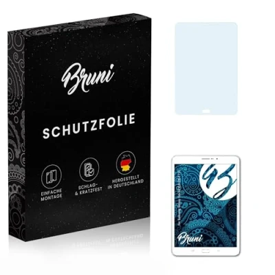 Abbildung von Bruni Schutzfolie kompatibel mit Samsung Galaxy Tab S2 8.0 SM T715 Folie, glasklare Displayschutzfolie (2X)