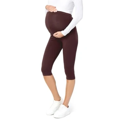 Abbildung von Be Mammy Umstandsleggings 3/4 Umstandhose BE20 229 (1 tlg) aus Baumwolle