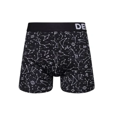 Abbildung von Dedoles Boxershorts Herren &amp; Jungen Unterwäsche Trunks Baumwolle lustige Designs Dinosaurier Hamster Spiele Maulwurf Geschenk, Farbe Schwarz, Motiv Sternzeichen Unterhose, Gr. L