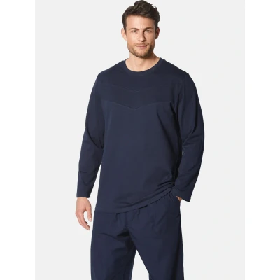 Abbildung von Babista Langarm Gullitossi Nachtwäsche Shirt, Herren, Größe: Large, Dunkelblau