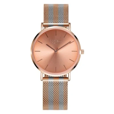 Abbildung von Orphelia Fashion Damen Analog Quartz Uhr Milano mit Mesh Edelstahl Armband,Rosegold/Silber