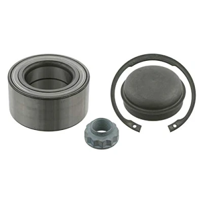 Abbildung von FEBI BILSTEIN 23225 Radlagersatz Vorderachse links, rechts mit Fettkappe, Sicherungsring 75 Kegelrollenlager MERCEDES BENZ: A Klasse