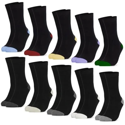 Abbildung von Occulto 10 PACK Socken schwarzherbst, Damen, Größe: 35 38, Schwarz herbst