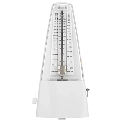 Abbildung von Universelles Metronom, Mechanisches Metronom mit Akzentglocke für Klavier, Schlagzeug, Bass, Violine und Andere Instrumente (WHITE)