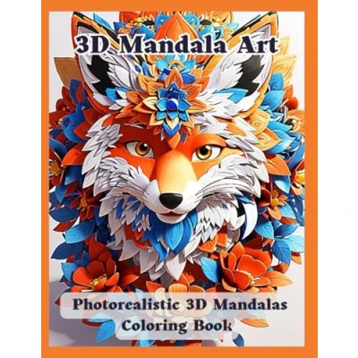 Abbildung von 3D Mandala Art for Adults: Photorealistic Mandalas Coloring Book