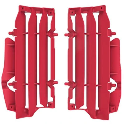 Abbildung von POLISPORT 8473600002 Kühlerlamellen Satz aus starkem und haltbarem Polypropylen ohne Beschläge. kompatibel mit Motorrädern BETA RR in Farbe rot