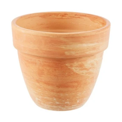 Abbildung von Dehner Blumentopf Levante, Terrakotta, marmoriert, orange