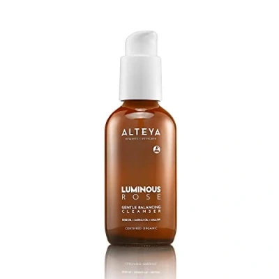 Abbildung von Alteya Organics Sanfters Balancierendes Reinigungsmittel Luminous Rose 120 ml NaTrue Bio zertifiziert 100% rein natürlich, Gesichtswasser für alle Hauttypen