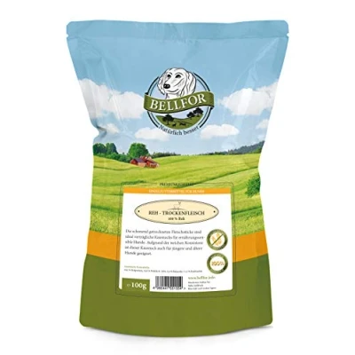 Abbildung von Bellfor Gesunder Hundesnack Reh Trockenfleisch 100 g