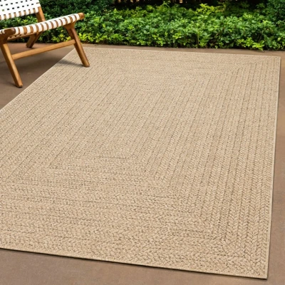 Abbildung von Outdoorteppich Kansas robuster Outdoor Teppich im natürlichen Jute Look, the carpet, Rechteck