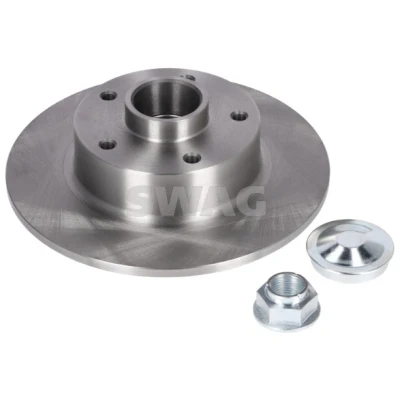 Abbildung von SWAG 33 10 6308 Bremsscheibe Hinterachse 260 8 5 114,3 voll beschichtet mit ABS Sensorring, Radlager RENAULT: Megane 4 Grandtour