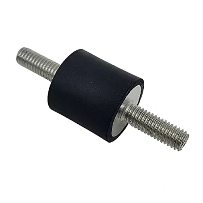 Abbildung von DOJA INDUSTRIAL Klimaanlage Gummipuffer M4 Gewinde 15x15 PACK 4 Klima Silentblock Klimageraet Anti Vibration Gummilager Wandhalterung Gummi Stossdaempfer Antivibrationsfuesse