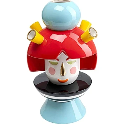 Abbildung von Kare Design Deko Vase Puppet Girl, Blumenvase, Tischvase, bunt, Artikelhöhe 36cm