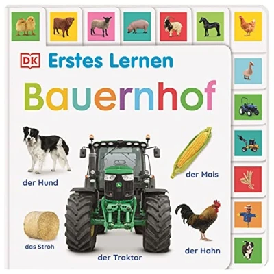 Abbildung von Erstes Lernen. Bauernhof: Pappbilderbuch mit Griff Register und über 160 Fotos ab 1 Jahr