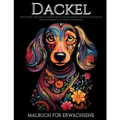 Abbildung von Dackel Malbuch Für Erwachsene: 30 Entspannende und Lustige im Mandala Stil: Spaß Hundeliebhaber: Ein Geschenk jede Gelegenheit: Frauen Männer