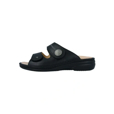 Abbildung von Finn Comfort Pantolette flach, Damen, Größe: 43, Black Schuhe