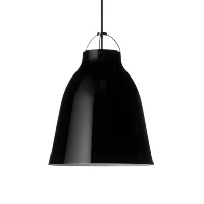 Abbildung von FRITZ HANSEN Caravaggio P3 Glanz schwarz/schwarz