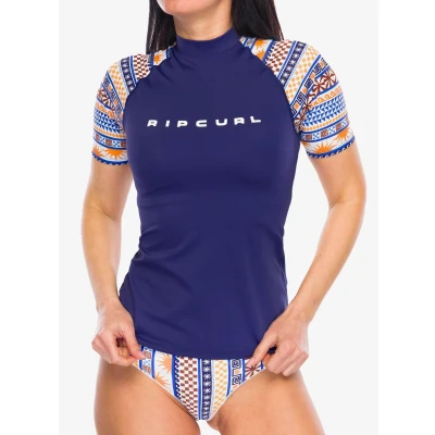 Abbildung von Rip Curl Rash Guard San Carlos T Shirt mit UV Schutz Ideal für sonnige Tage