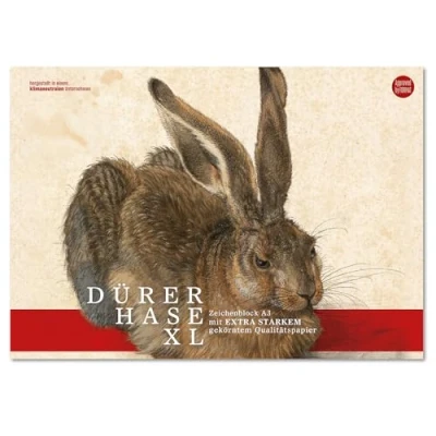 Abbildung von Edition Dürer Zeichenblock gekörnt A3 12 Blatt 130 g/m², Malblock für Kinder und Erwachsene