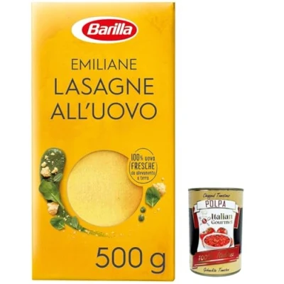 Abbildung von 6x Barilla Emiliane Lasagne all&#039;uovo Nudeln mit ei 500