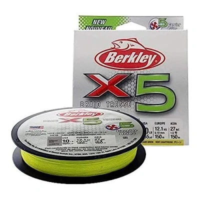 Abbildung von Berkley X5 Braid Flame Green 150m 0,10mm 9,0kg Geflochtene Schnur