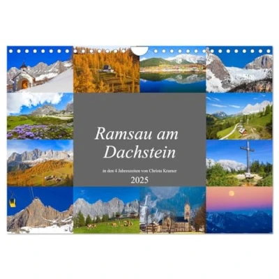 Abbildung von Ramsau am Dachstein (Wandkalender 2025 DIN A4 quer), CALVENDO Monatskalender