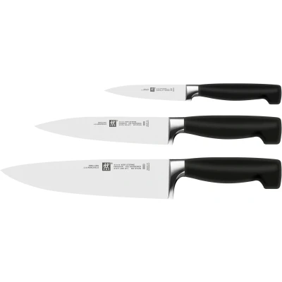 Abbildung von Zwilling Messer Set &quot;****Vier Sterne&quot;, (Set, 3 tlg.), Friodur Stahl