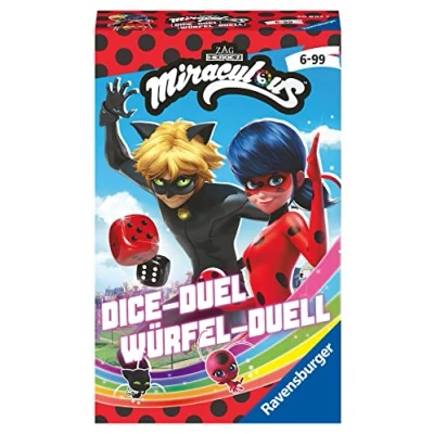 Abbildung von Ravensburger Miraculous Dobbel DUEL Brettspiel für Kinder, Größe: One Size, Multi coloured