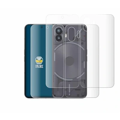 Abbildung von BROTECT 2 Stück Full Cover Schutzfolie für Nothing Phone (2) (Display+Rückseite) Screen Displayschutz Folie [3D Curved, Kristall Klar]