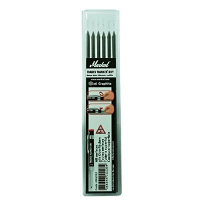 Abbildung von Markal 96262 Trades Marker Dry Markierstifte, Set mit 6 Minen, graphit