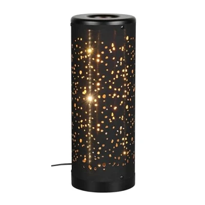 Abbildung von LED Tischleuchte Taco, schwarz, Kunststoff, Höhe 34,5 cm