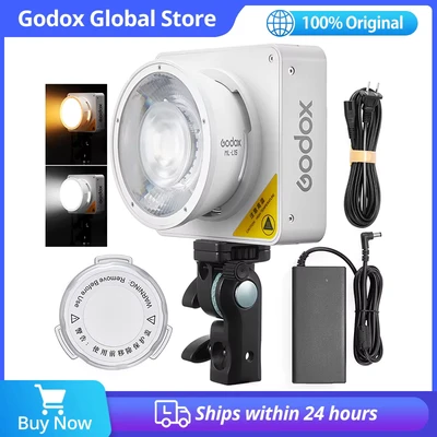 Abbildung von Godox ML100Bi zweifarbiges tragbares LED Licht, 120 W, Onboard und App Steuerung, Fotolampe für Videoaufnahmen, Live Streaming