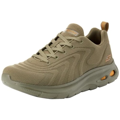 Abbildung von Skechers Sport BOBS Unity Sleek Revive Sneaker low, Herren, Größe: 45, Olivgrün Schuhe